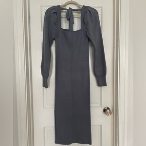 NWT House of Harlow ribbed knit midi dress — size medium